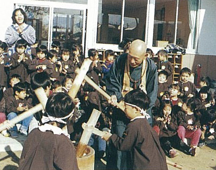 おっしゃんと一緒にぺったんぺったん