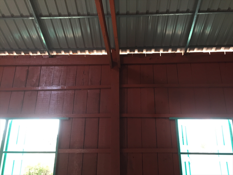 屋根と壁の接続