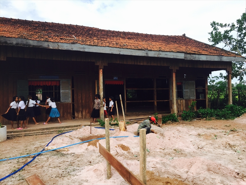 古い校舎の解体