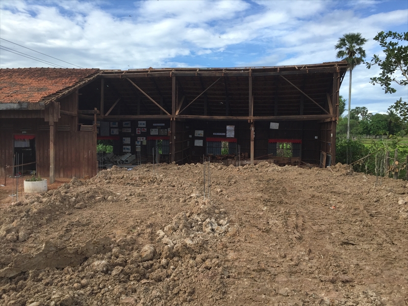 基礎工事地盤のかさ上げ
